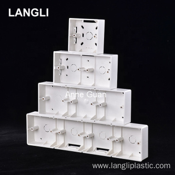 Electrical Plastic Fireproof Box Inch switch box